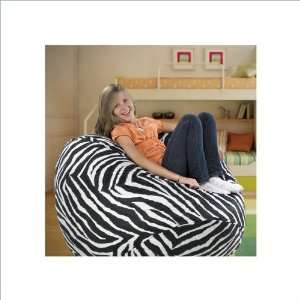   Medium Comfort Magic Memory Foam Zebra Lounge Bag Furniture & Decor