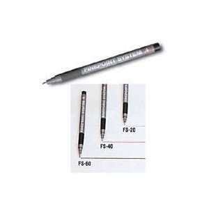  Itoya 0.4mm Water based Finepoint System Black Ink Pen 