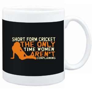  Mug Black  Short Form Cricket  THE ONLY TIME WOMEN 