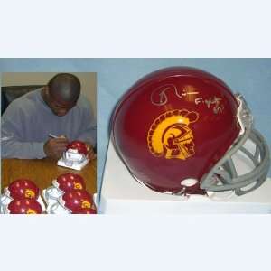  Keith Rivers USC Trojans Signed Autographed Mini Helmet 