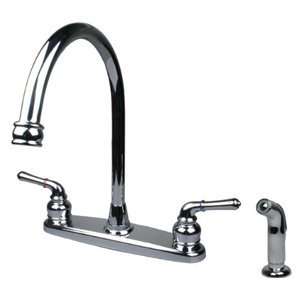 Plumbers  UF18006CF Two Handle Kitchen Faucet with Side Spray 