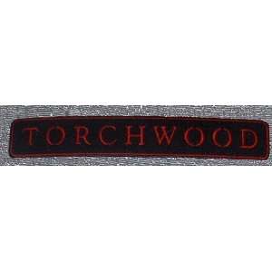  Doctor Who TORCHWOOD TV Series RED Name Logo PATCH 