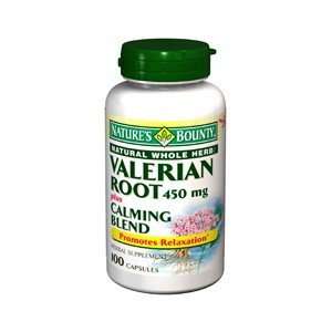  NB VALERIAN ROOT 450MG 3390 100CP NATURES BOUNTY Health 