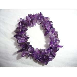  Amethyst Chunk Bracelet 