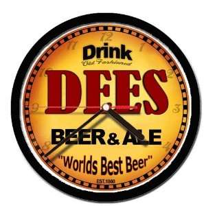  DEES beer ale cerveza wall clock 