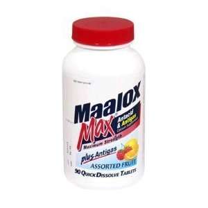 Maalox Advanced Antacid & Antigas, Maximum Strength, Assorted Fruit 