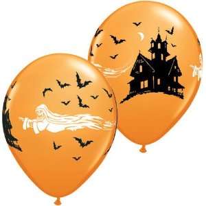  11 Scary Ghost & Haunted House Around Balloons (100 ct 