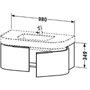   Happy D. Vanity Unit For 041710 Bath Sink Macassar