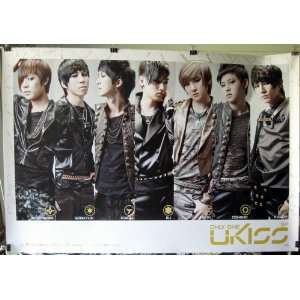   collage POSTER 34 x 23.5 UKiss Korean Boy Band U Kiss 