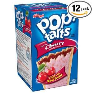 Pop Tarts, Frosted Cherry, 8 Count Tarts (Pack of 12)  