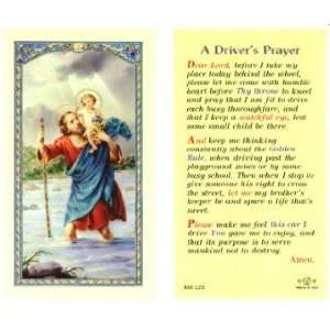  St. Christopher   Drivers Prayer Holy Card (800 125)   10 