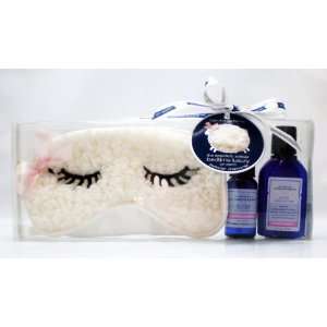 Lambie Sleep Mask Set with Aromatherapy Lavender Chamomile Sleep Body 
