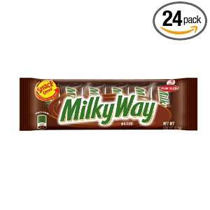 Milky Way Chocolate Candy Fun Size, 3.36 Ounce (Pack of 24)