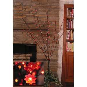  Lighted Tree with Orange Blossoms