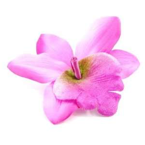  Hair clip Orchidée fuchsia. Jewelry