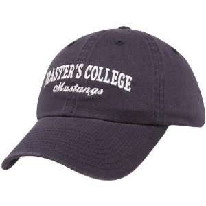   The Masters College Mustangs Navy Blue Batters Up Adjustable Hat