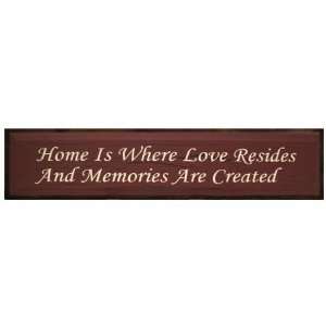   I836HIW Home is Where Your Love Resides Sign Patio, Lawn & Garden