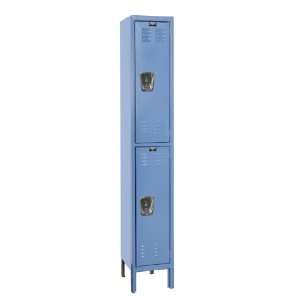 Hallowell U1228 2MB Marine Blue Steel Premium Wardrobe Locker, 1 Wide 