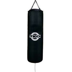  100 lb All Purpose Black Canvas Heavy Boxing Bag Sports 