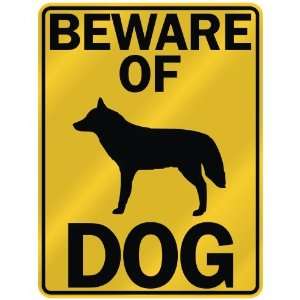  BEWARE OF  WOLFDOG  PARKING SIGN DOG