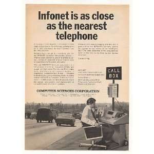   Computer Sciences Corp Infonet Timesharing Print Ad