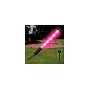   Pink L.e.d. New Yardage Markers With Spikes