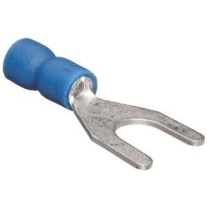 Morris Products 10138 Spade Terminal, Vinyl Insulated, Blue, 16 14 