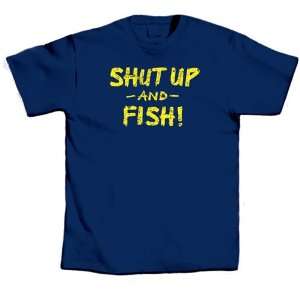 L.A. Imprints 1027S Shut up and Fish   Small T Shirt 