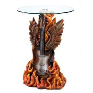  Classic Rock N Roll Guitar Accent Table 