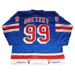  Wayne Gretzky Signed Authentic Rangers Jersey Sports 