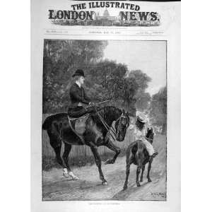  1890 Woodville Horse Riding Protector Child Lady
