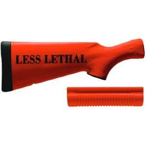 Speedfeed Remington Less Lethal lettering Replacement Stock (Orange 