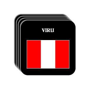  Peru   VIRU Set of 4 Mini Mousepad Coasters Everything 