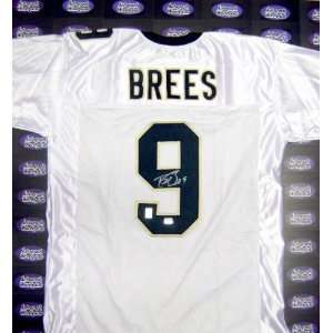  Signed Drew Brees Uniform   white   Autographed NFL 