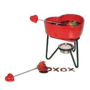 Heart Shaped Fondue Set 