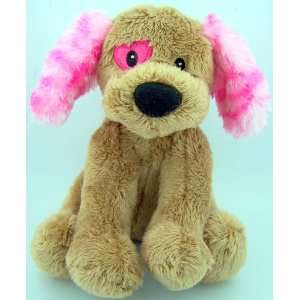  6 Valentines Day Heart Toy Teddy Bear Plush Dog Heart Eye 