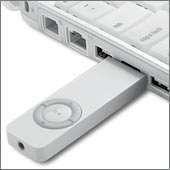 Apple iPod shuffle 512 MB White (1st Generation) OLD MODEL