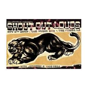  Shout Out Louds   Los Angeles 2007   17x11 inches 