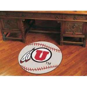  Utah Utes Round Baseball Mat (29)