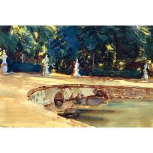  6 x 4 Greeting Card Sargent John Singer Pool in the 