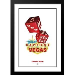  What Happens in Vegas 32x45 Framed and Double Matted Movie 