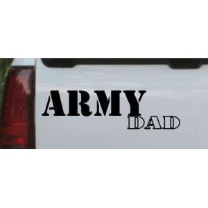 Black 50in X 14.2in    Army Dad Military Car Window Wall Laptop Decal 