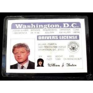  Bill Clinton Monica   Collector Card 
