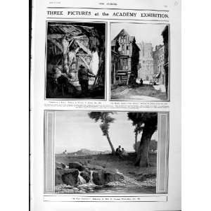  1916 ART ACADEMY BARN ROBINS DARC ROUEN COUNTRY RIVER 