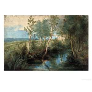  Landscape with Stream Overhung with Trees, 1637 1640 