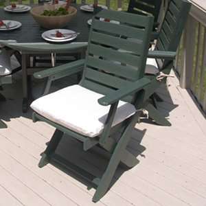  Poly Wood 2 piece Captain Outdoor Dining Chair