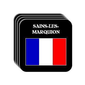  France   SAINS LES MARQUION Set of 4 Mini Mousepad 