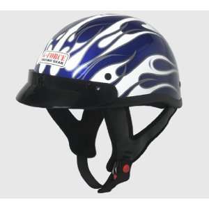 G FORCE X4 CRUISER Powersports Street Helmet Medium Blue 