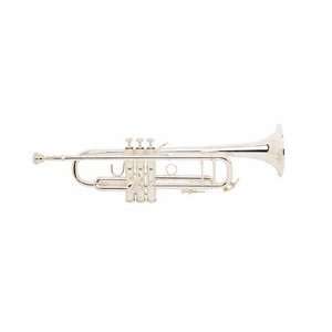 Bach 180S 43 Stradivarius Series Bb Trumpet (180S43T2 Silver With 1st 