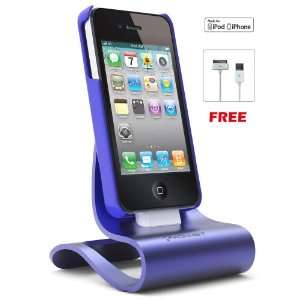   Plus Dock for iPhone and iPods   Violet Cell Phones & Accessories